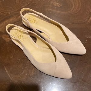 Vince Camuto sling back flats